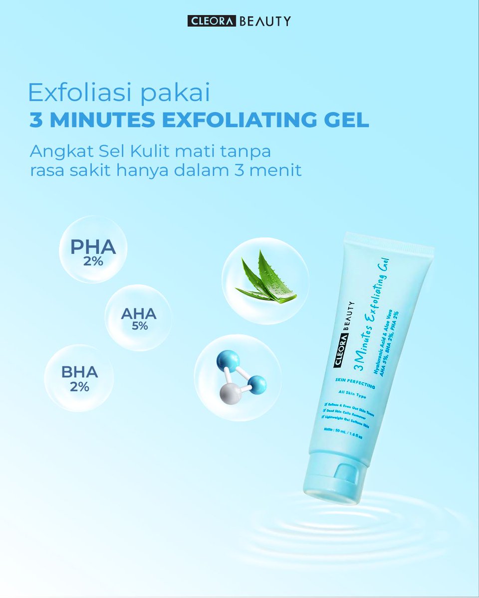 Onyekcuuu's tweet photo. guys jgn pernah skip exfo ya, karena exfo itu penting bgt, kalo aku sih biasanya pakai exfoliating gel nya Cleora Beauty , bisa banget buat #AngkatSelKulitMati tanpa rasa sakit hanya dalam 3 menit aja loh https://t.co/z5NEB8PEvY
