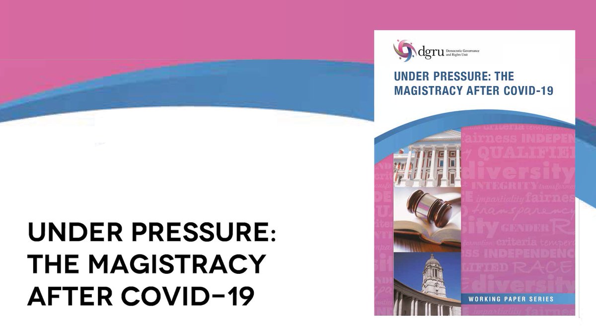 If "the efficacy of the instruments of justice is substantially lost or won in the Magistrates Courts”, what exactly is the reality of the Magistrates Courts today? 
The <a href="/DGRU_/">Democratic Governance and Rights Unit</a> set out to answer that exact question. This is what they found: bit.ly/3SlbU7Y