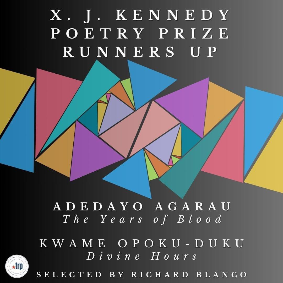 “The Years of Blood” made the runner-up of the prestigious X.J. KENNEDY Poetry Prize @TxReviewPress. I'm super proud of this manuscript, and what it's doing in the world it hasn't even arrived at.