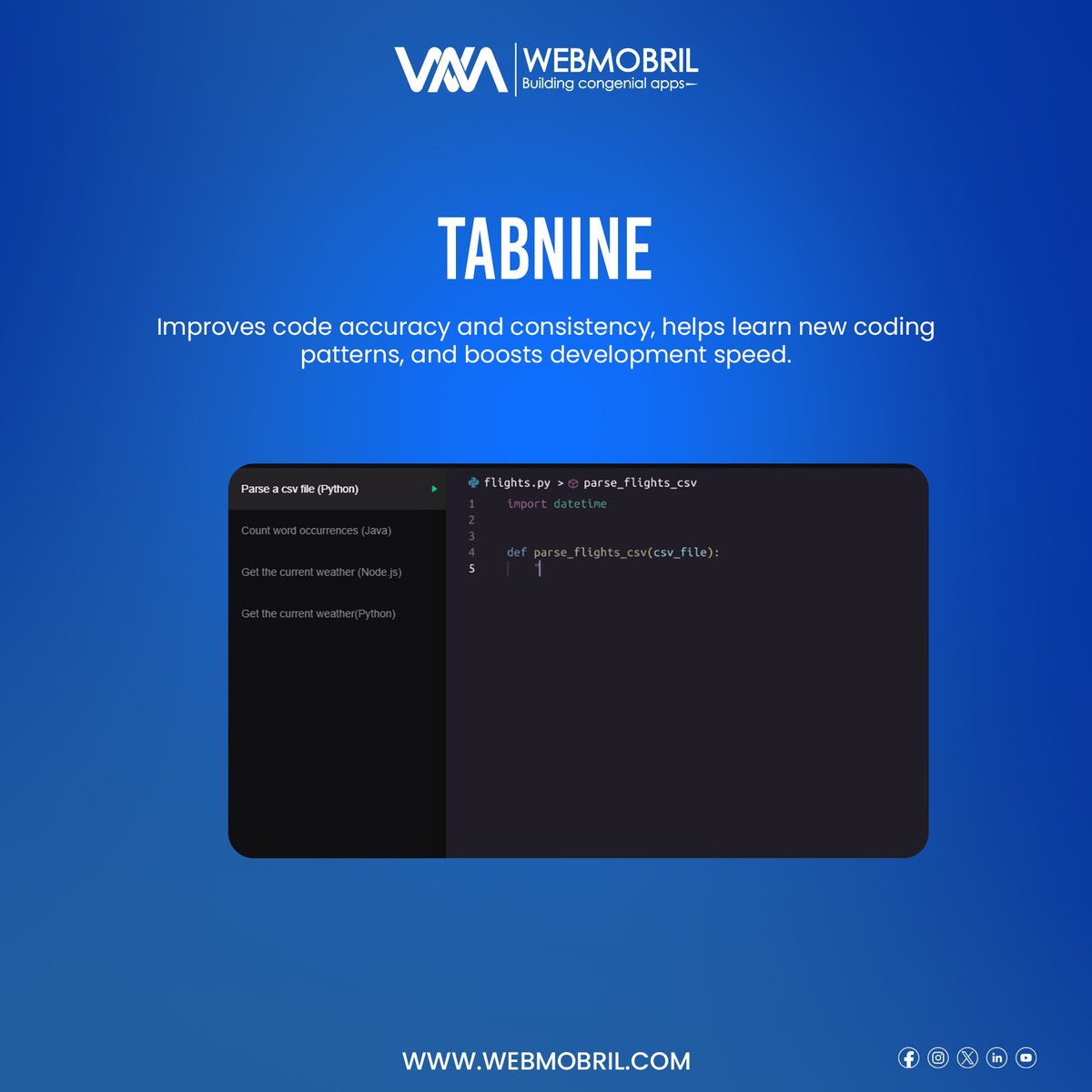 webmobrilinc's tweet photo. Code smarter in 2024 with these AI essentials:

#AIDevelopment #CodeSmart #AI #code #Copilot #Tabnine #Replit #Kite #DeepCode #AIDevelopmentTools #TechInnovation #SourcegraphCody #webmobril https://t.co/6c0ab9EL6n