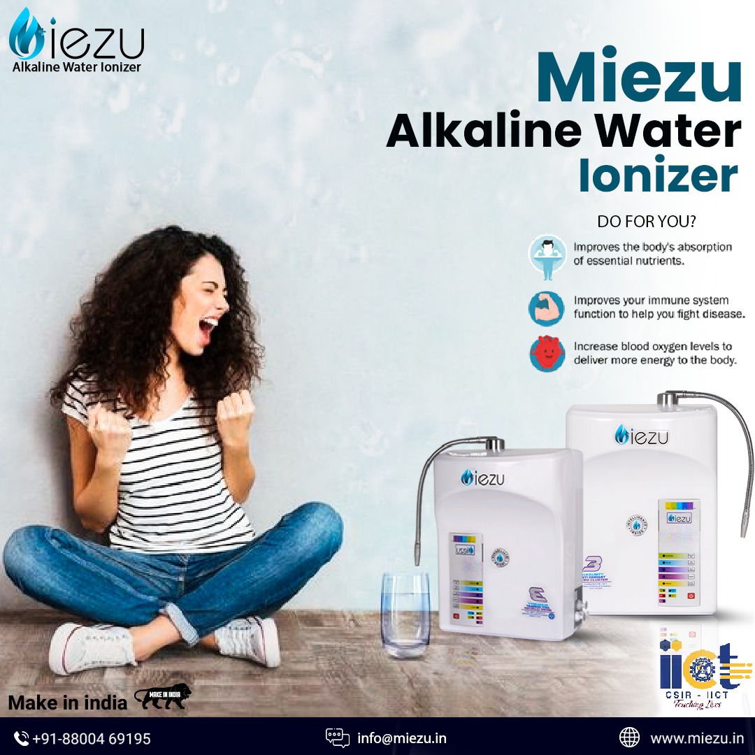 Energize your health with Miezus' Alkaline Water Ionizer.

📞 +91-8800469195
📧 info@miezu.in
🌐 miezu.in

#MiezuTech #AlkalineWater #HealthInnovation #StayHydrated #NutrientAbsorption #BoostImmunity #EnergyLift #MakeInIndia #DrinkHealthy #WaterRevolution