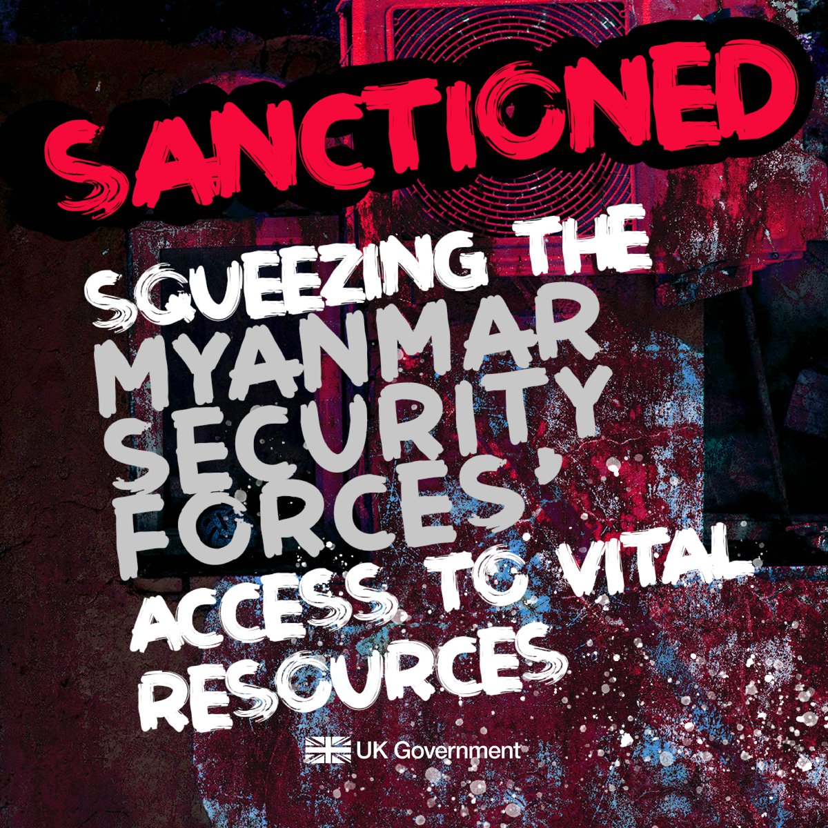 FCDOGovUK's tweet photo. Three years on from the coup, civilians in Myanmar face violence daily at the hands of the military.

The UK is imposing new sanctions on the military and its access to economic resources.

Read more 👇
https://t.co/D0KUu0xNTH https://t.co/Iia0pB5scM