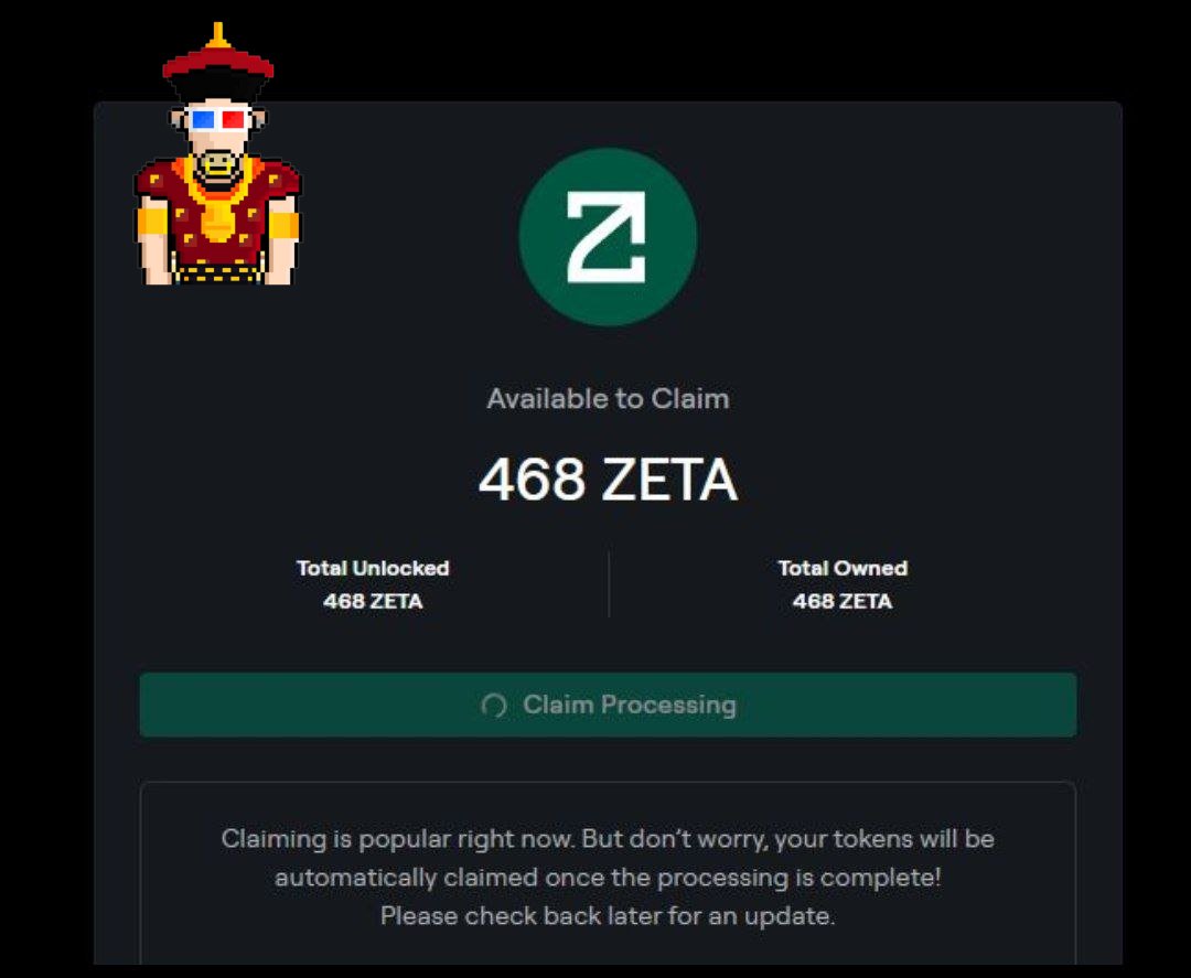 🚀 @zetachain Airdrop Time! If you followed our guides, you qualify. Personally, qualified with 468 $ZETA. 

Now tradable on OKX, Kucoin, and more exchanges. Hope it helped! Don't forget to follow for more guides and alphas. 🔥