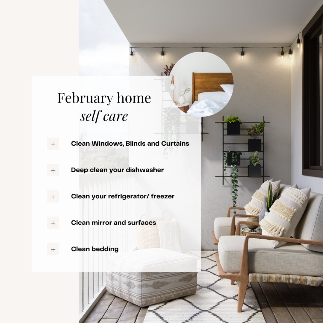 This February, focus on the little things that elevate your home's feel. Clean windows, a spotless fridge, and fresh bedding can transform your space. Enjoy the satisfaction of a well-cared-for home.

#getconnectedwithdawn #dawnmovesns #movenovascotia #yournovascotiarealtor