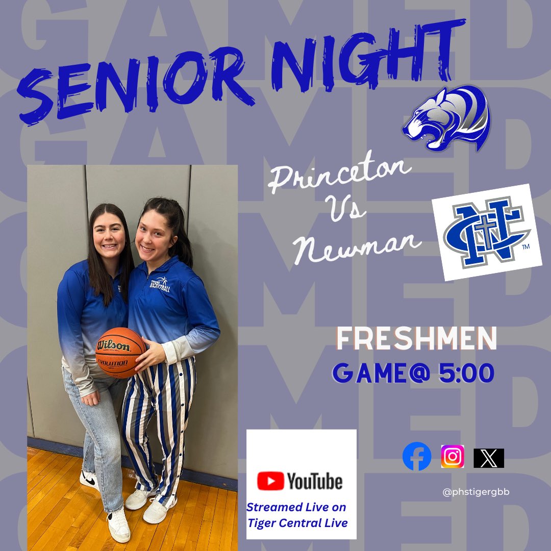 phstigergbb's tweet photo. Come out and support our seniors tonight! There will be a Freshmen game at 5:00. Varsity tip is slated for 6:30 with senior night activities before warm ups. #phsgbb https://t.co/QSXtzLEJ4I