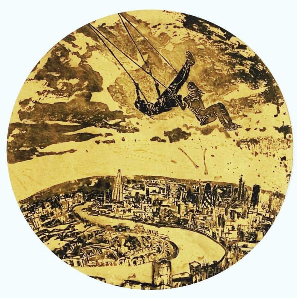 YeanTeo's tweet photo. Delighted to showcase my pair of Etching, Aquatint &amp; Chine-Collé, “London I &amp; London II”, featured in the Bestseller exhibition at @Greenwichprints until 10 March. Don’t miss the chance to view and purchase these pieces in gallery or online. @greenwichmkt #printmaking #artforsale https://t.co/TAnoAJuZfr