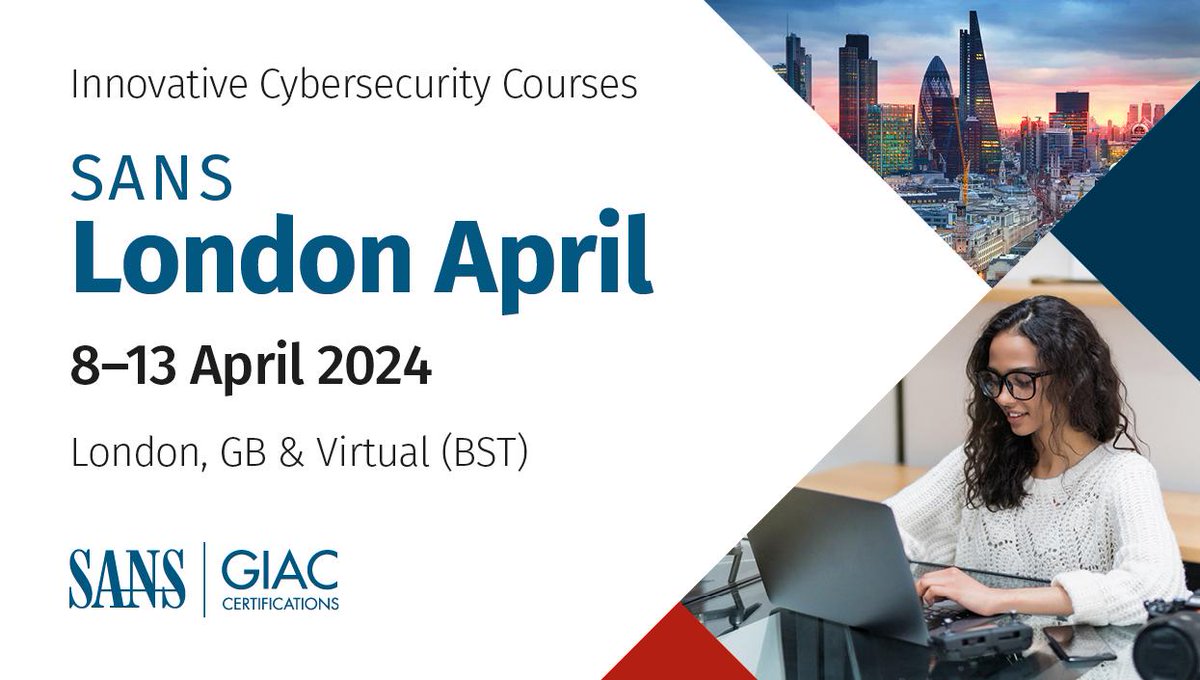 dutch_osintguy's tweet photo. Want to learn OSINT?

Join me in April in London for the 6 day SEC587 Advanced Open-Source Intelligence Gathering &amp; Analysis course #OSINT learn more here: https://t.co/6vhI3GcBfM #SANSTraining @SANSEMEA https://t.co/EByaAxi67r
