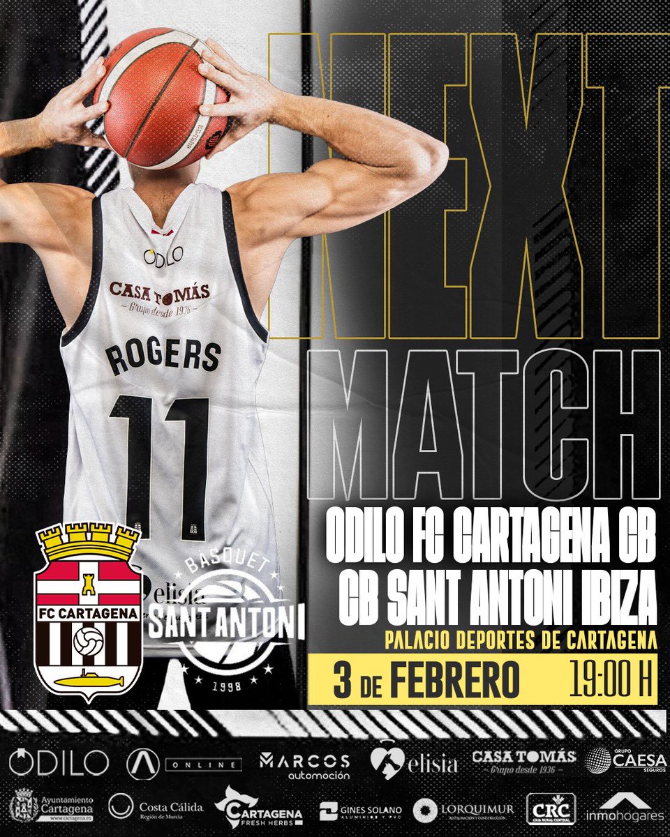 EfesistaOficial's tweet photo. 🏀🎟️ | El @cb_cartagena tiene un partido importantísimo este sábado y necesita el apoyo de todos. Primero contra segundo.

🔄 RT y entras en el SORTEO de 5 ENTRADAS dobles.

📅 El viernes noche damos los ganadores. https://t.co/Pro0Z1k7oH