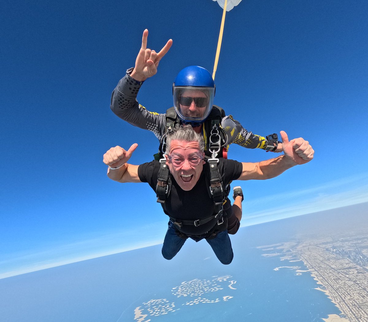 When in Dubai…skydive! #Dubai