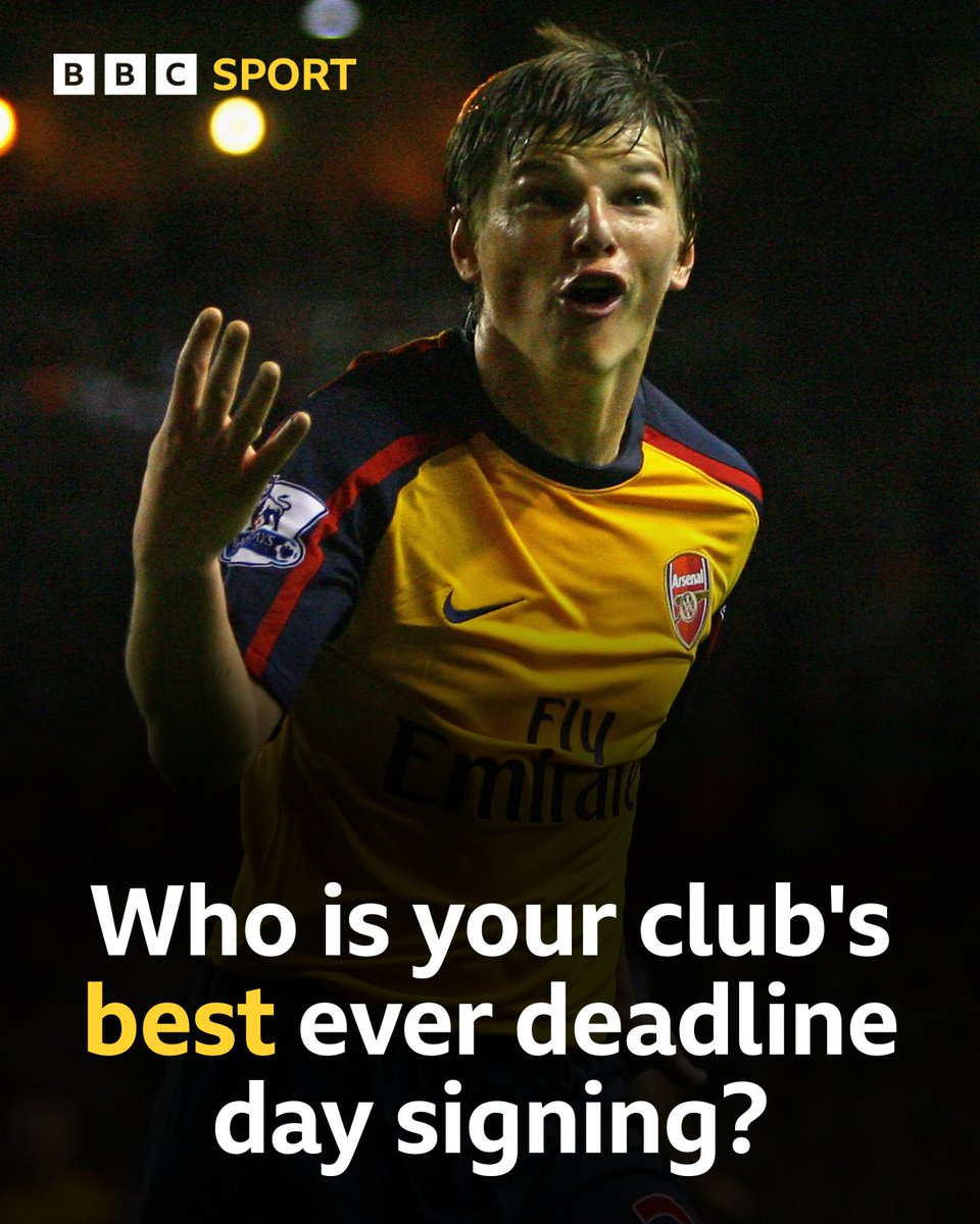 BBCMOTD's tweet photo. 2009: Andrey Arshavin

2018: Pierre-Emerick Aubameyang

2023: Pedro Porro

#BBCFootball #DeadlineDay https://t.co/CLYRY6XTKz