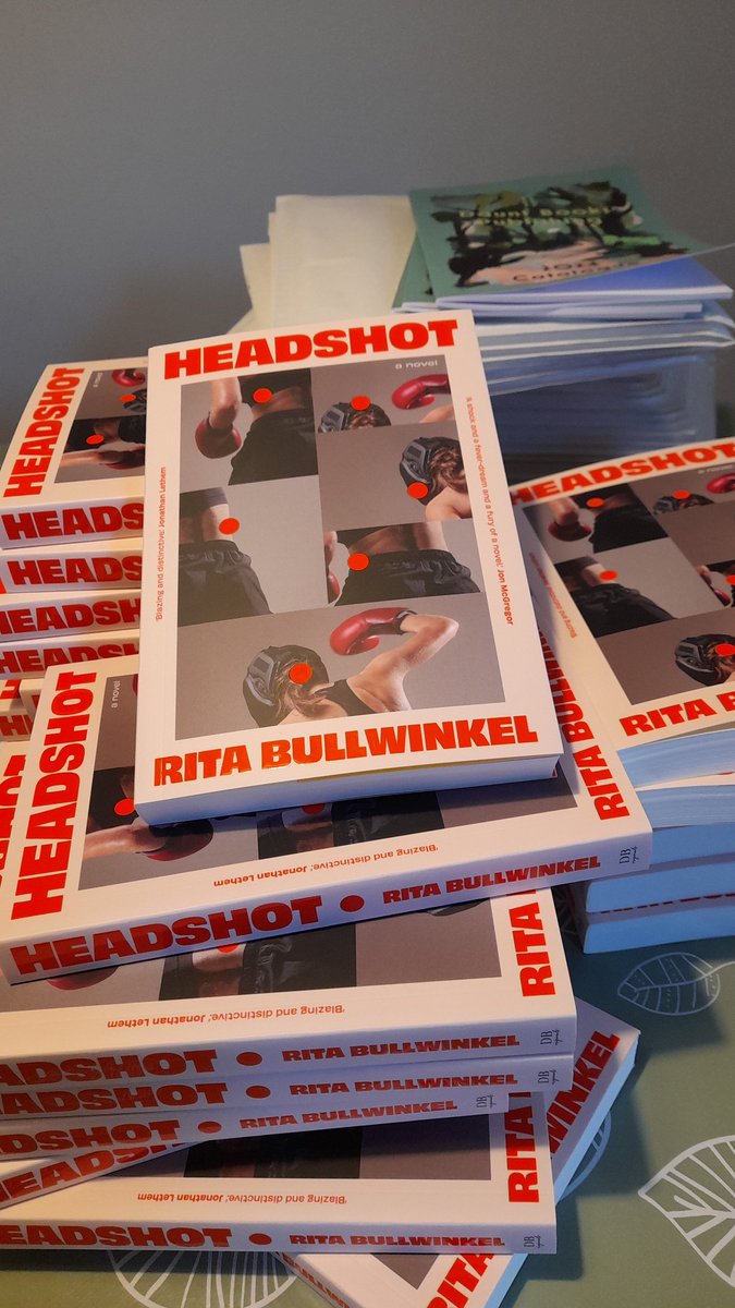 Jimena Gorraez (@j_gorraez) on Twitter photo Today's mailout!
Very excited to share <a href="/RitaBullwinkel/">Rita Bullwinkel</a>'s unforgettable story of eight teenage girl boxers.
HEADSHOT is out 28 March.đ„ Today's mailout!
Very excited to share <a href="/RitaBullwinkel/">Rita Bullwinkel</a>'s unforgettable story of eight teenage girl boxers.
HEADSHOT is out 28 March.đ„
