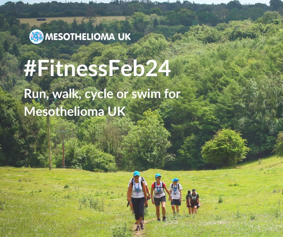 Today is the start of Fitness February! We're excited to see what you get up to in aid of Mesothelioma UK! Join our Facebook Fundraisers Group facebook.com/groups/7388878… And tag us in your pictures using the hashtag #FitnessFeb24 Good luck everyone! mesothelioma.uk.com/fitness-februa…