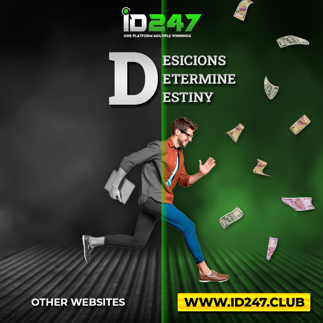 id_247_'s tweet photo. 𝐃𝐄𝐂𝐈𝐒𝐈𝐎𝐍𝐒
𝐃𝐄𝐓𝐄𝐑𝐌𝐈𝐍𝐄
𝐃𝐄𝐒𝐓𝐈𝐍𝐘

🎁 Get 400% Welcome Bonus.
🎁 100% Refill Bonus.

#id247 #liveodds #casinotable #casinogames #sports https://t.co/TKhrAYcT5J