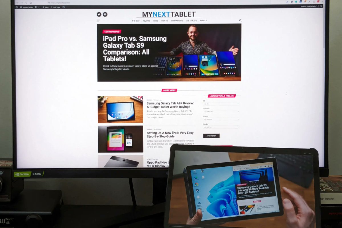MyNextTablet's tweet photo. Instead of buying a separate monitor, why not just use your Android tablet?

Here's how to do it: https://t.co/iIS8ReX3cu by @azziefkhaliq https://t.co/R9rgpTmt22