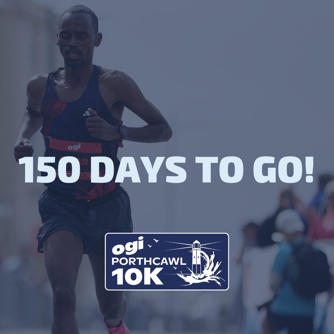 The @OgiWales Porthcawl 10K edges closer! 🌞😎 Take on the challenge in 150 days: porthcawl10k.co.uk/register/