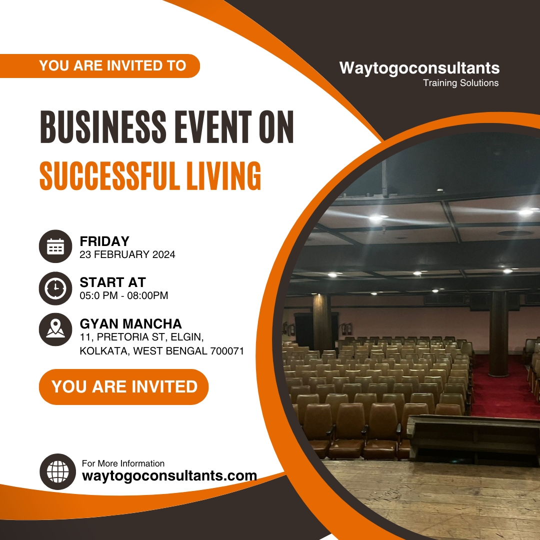 waytogo_india's tweet image. #gyanmancha #kolkataevent #waytogoconsultants

Join us at the 'Successful Living' event at: Gyan Mancha, 11, Pretoria St, Elgin, Kolkata, West Bengal 700071

From 5 PM to 8PM, 23 February 2024
More Info- waytogoconsultants.com

#kolkata #trainingevent #traininganddevelopment