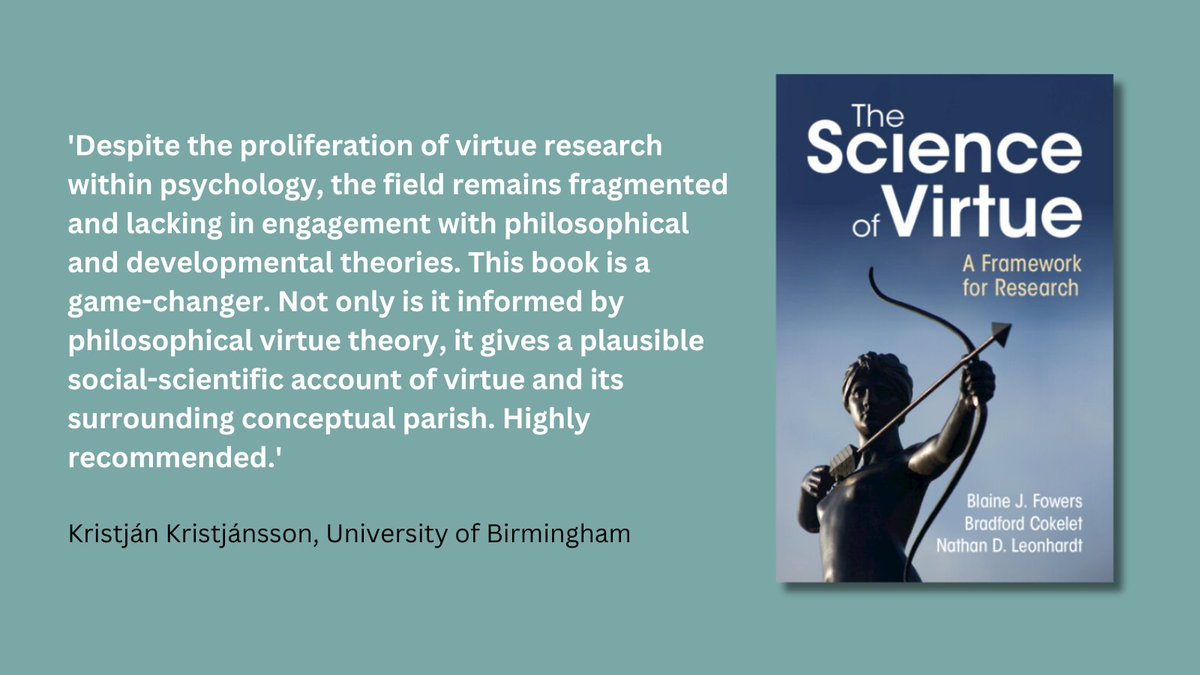 Cambridge University Press Bookshop (@cupbookshop) on Twitter photo 3/5 New Books: The Science of Virtue - A Framework for Research, by Blaine J. Fowers <a href="/umiamiSEHD/">UM School of Education & Human Development</a>,
Bradford Cokelet <a href="/KUEastAsia/">KU Center for East Asian Studies</a>, and <a href="/nathandl12/">Nathan Leonhardt</a>
cambridgebookshop.co.uk/products/the-s… 3/5 New Books: The Science of Virtue - A Framework for Research, by Blaine J. Fowers <a href="/umiamiSEHD/">UM School of Education & Human Development</a>,
Bradford Cokelet <a href="/KUEastAsia/">KU Center for East Asian Studies</a>, and <a href="/nathandl12/">Nathan Leonhardt</a>
cambridgebookshop.co.uk/products/the-s…