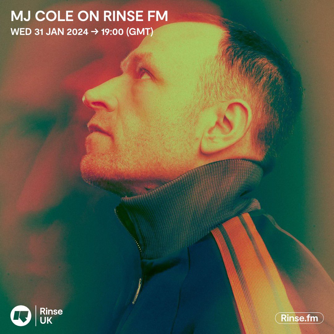 mjcole's tweet photo. Special announcement! 
It’s been a while but I’m chuffed to back on Rinse for a run of shows.
Listen back to my special Rinse FM show now via link in bio. https://t.co/NRNk8GmvDc