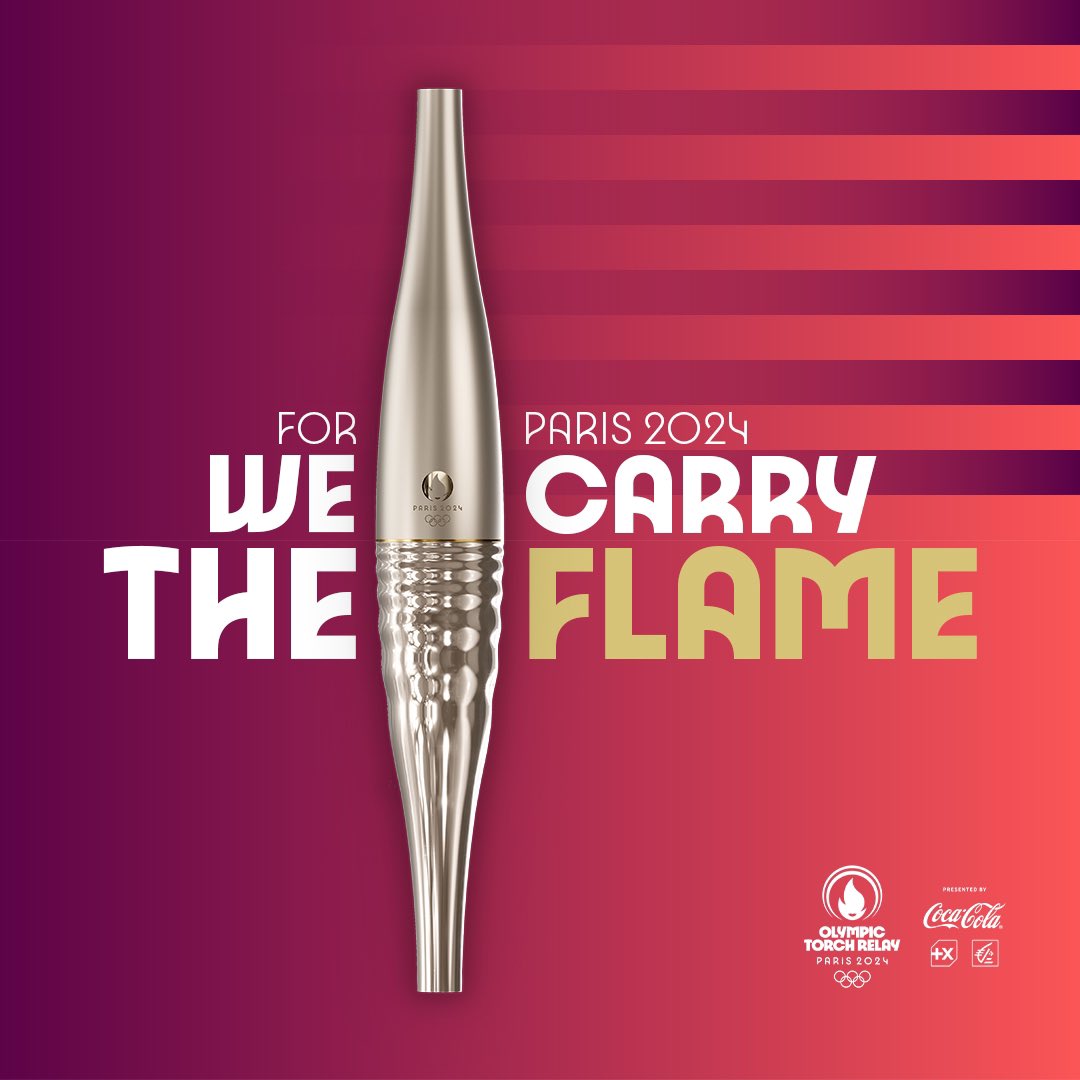 Excited to share that I’ll be a torch bearer for the @paris2024 Olympic Games , a beacon of peace and perseverance across the globe. This flame represents our collective spirit and the power of dreams. A great privilege and honour! #OlympicTorch #Paris2024 #wecarrytheflame 🔥