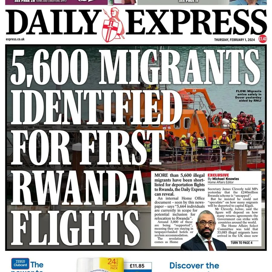 dave43law's tweet photo. Errrr Rwanda can take a few hundred in the first year...... which decade does Cleverly see this list being completed?
#ToriesOut574 #SunakOut464 #GeneralElectionNow #Sunackered #UnitedAgainstTheTories #Starmer4PM https://t.co/JTXzfiDq4q