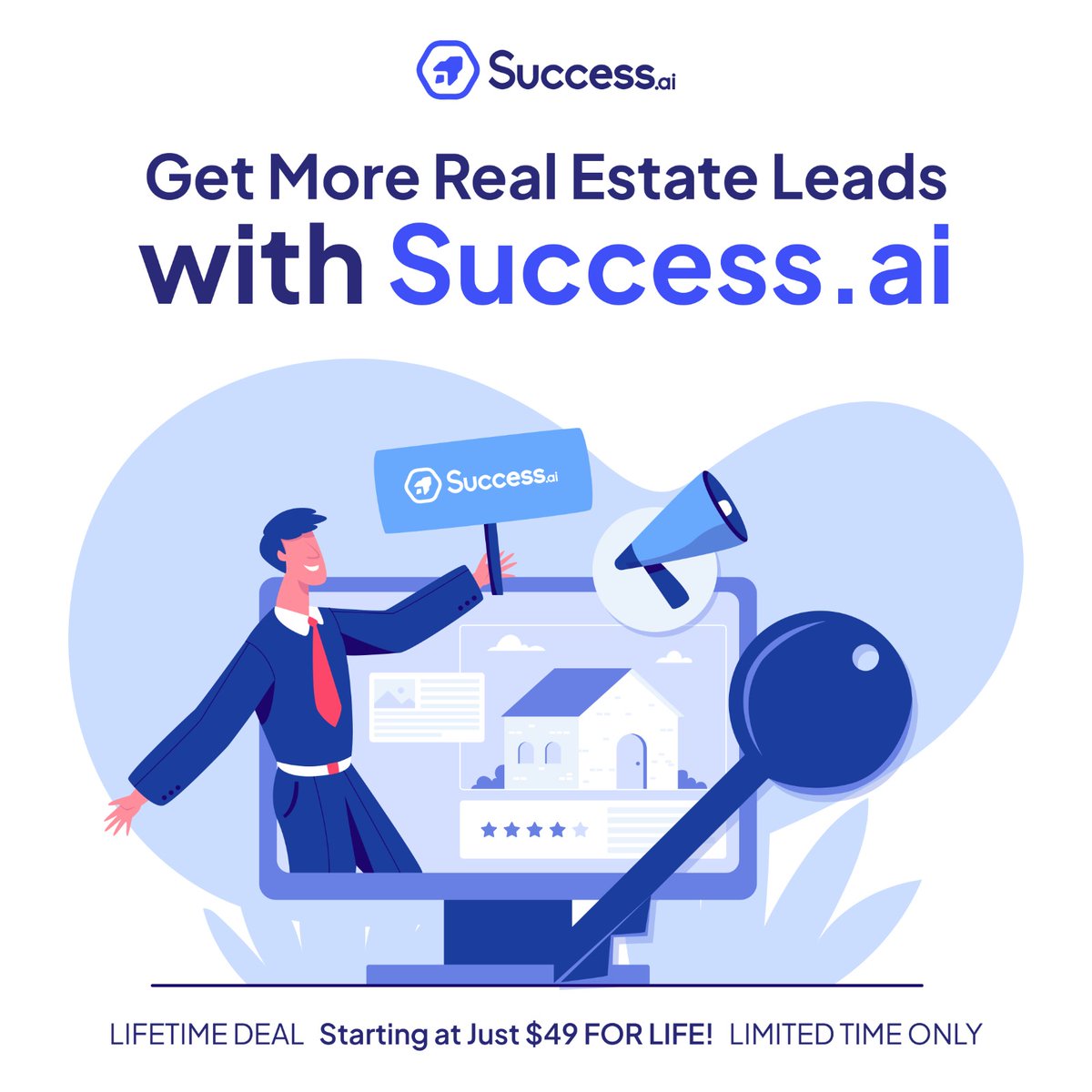 Get more leads for your real estate business with Success.ai!
GRAB Success.ai's LIFETIME DEAL-  appsumo.com/products/succe…

#AIEmailMarketing #B2BLeadGen #AIWriter #SuccessAi #ColdEmails #B2BContacts #BusinessGrowth #InformedDecisions #RealEstateLeads
