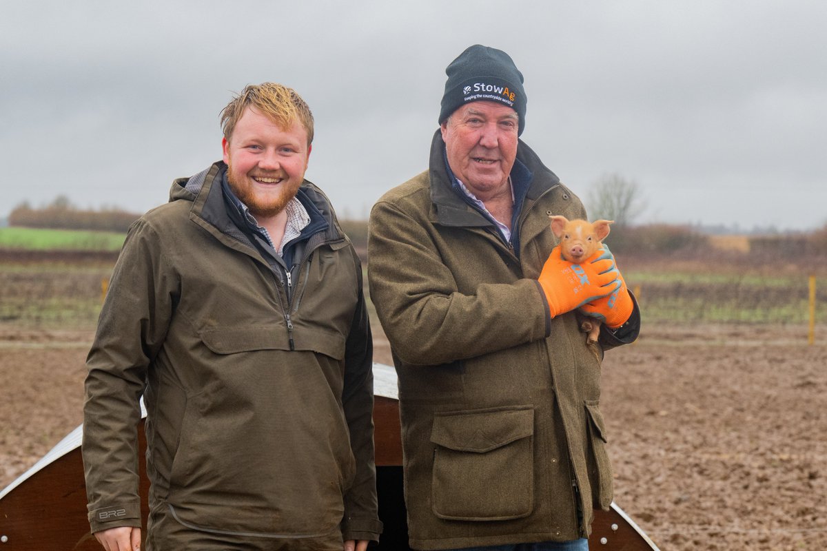 primevideouk's tweet photo. New year, new harvest, new Clarkson’s Farm on the horizon. Season 3 is back on Prime Video on 3rd May 2024.
#ClarksonsFarm https://t.co/adQtsJr4GI