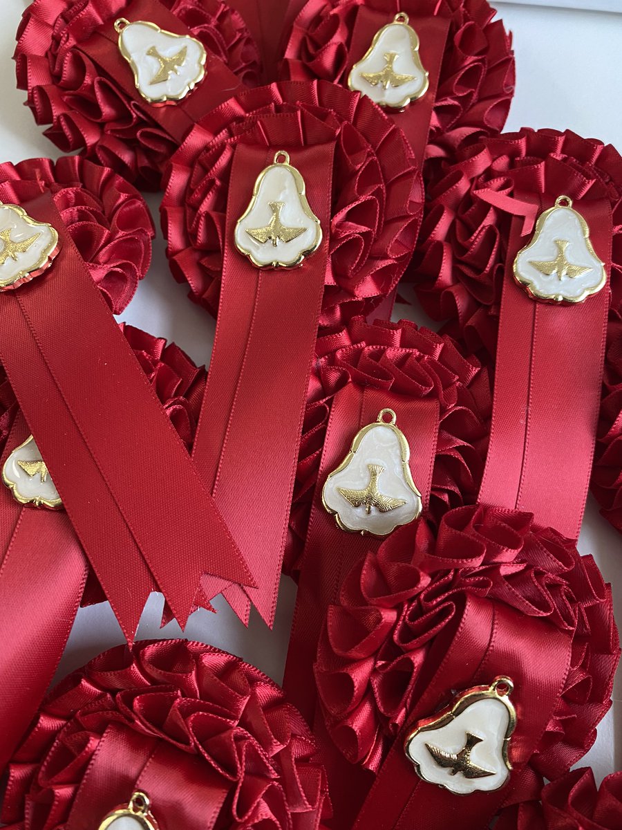 Spring is here and we’re already getting orders for #confirmation #2024 #rosettes Keep them coming!! #socialenterprise