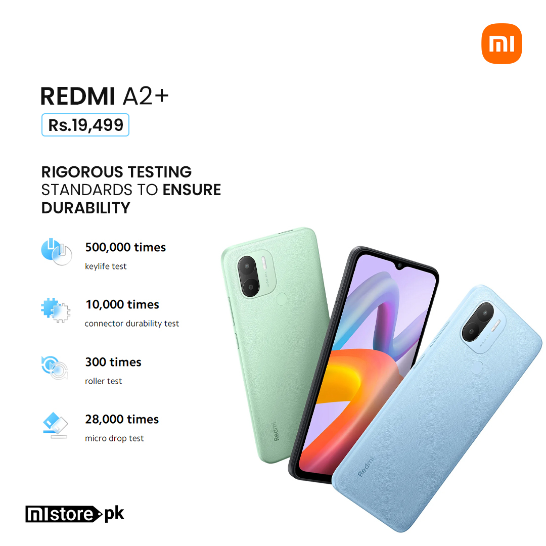 MistorePk's tweet image. ⏳ Limited Stock Alert! ⏳ Don&apos;t blink or you might miss it! Grab the Redmi A2+ at an exclusive discounted rate. Your tech upgrade awaits! 🚀📲 
Buy Now: shorturl.at/coDP3

#RedmiA2PlusSale #TechSteal #xiaomi  
#xiaomiredmi #xiaomipakistan #xiaomiglobal