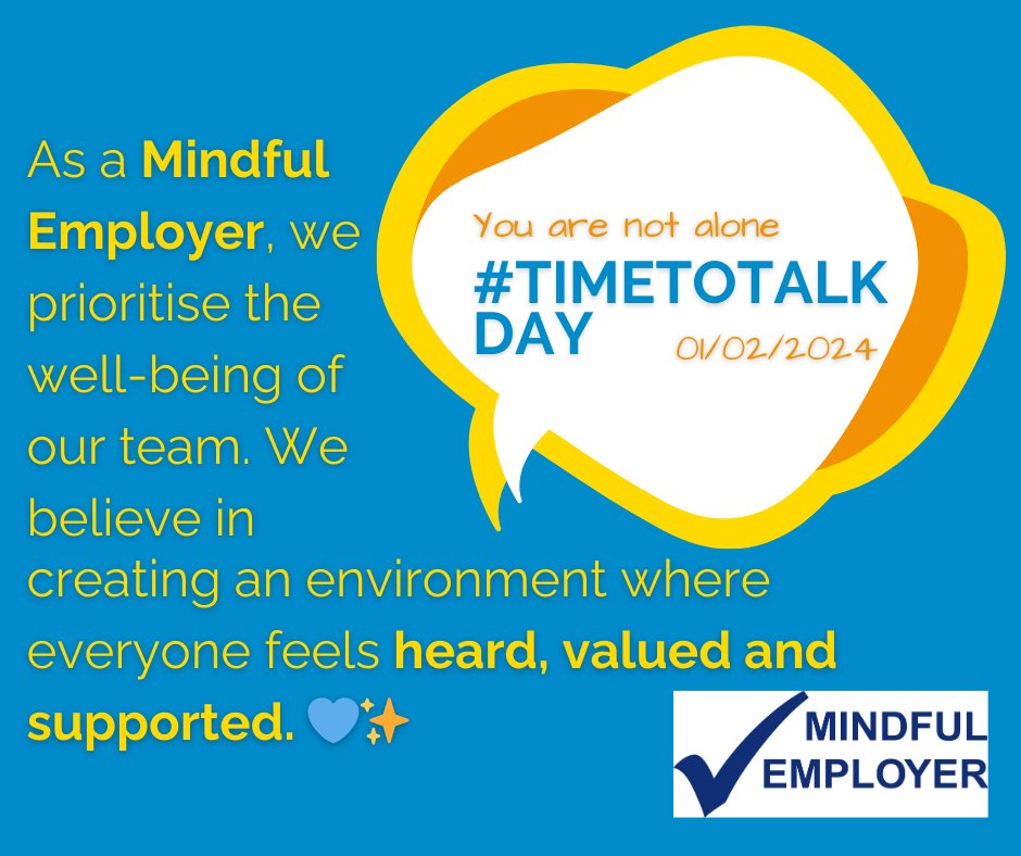 As a Mindful Employer, we're committed to breaking the stigma surrounding mental health.💚

It's okay not to be okay!💙🌈

For more mental health guidance. please visit👉 bit.ly/mentalhealthgu…

#MindfulEmployer #MentalHealthMatters #Home #mentalhealth #Care #HomeCare #Health