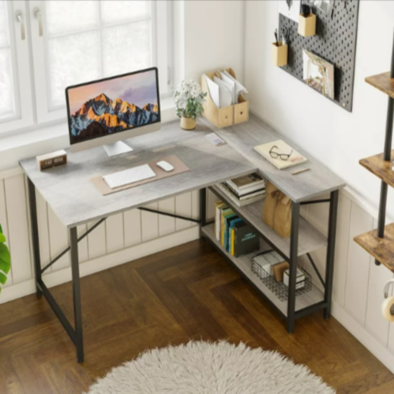 WaseehStore's tweet photo. Transform your home office with the Bestier Home Office Workstation! 🏡💼

 This sleek desk features a special L-shaped design for optimal space utilization – keep files and books within arm's reach. 📚✨ 

The unique appearance adds a lively touch to your workspace. https://t.co/K0P2FPWjJT