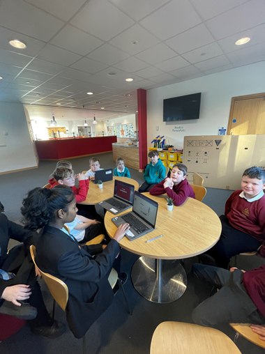 ALC3to16's tweet photo. Our Digital Leaders across 3-16 attended a event at our Tillery St campus, where they created interactive resources which will be shared throughout the community for the upcoming Safer Internet Day. The goal is to make the online world safer for children and young people. https://t.co/zqJmpZwrJH