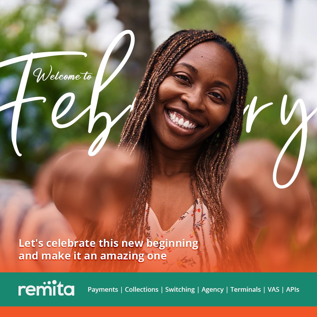 RemitaNET's tweet photo. Let’s start this new month by spreading love to ourselves and those around us in different ways.

Remember, it’s another chance to make each day amazing. 

Happy New Month to you!🤍

#February1st #MonthOfLove  #PaymentsMadeEasy #remita https://t.co/wwaW98zx7u