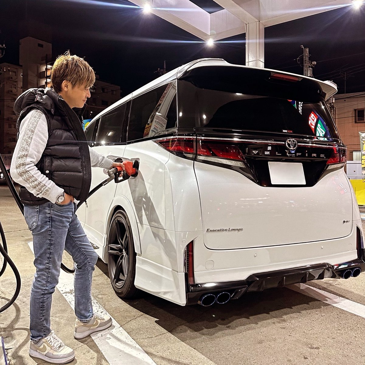 KINTOサポートのVELLFIRE GROW DesignのスプリングがHALと一緒にテスト