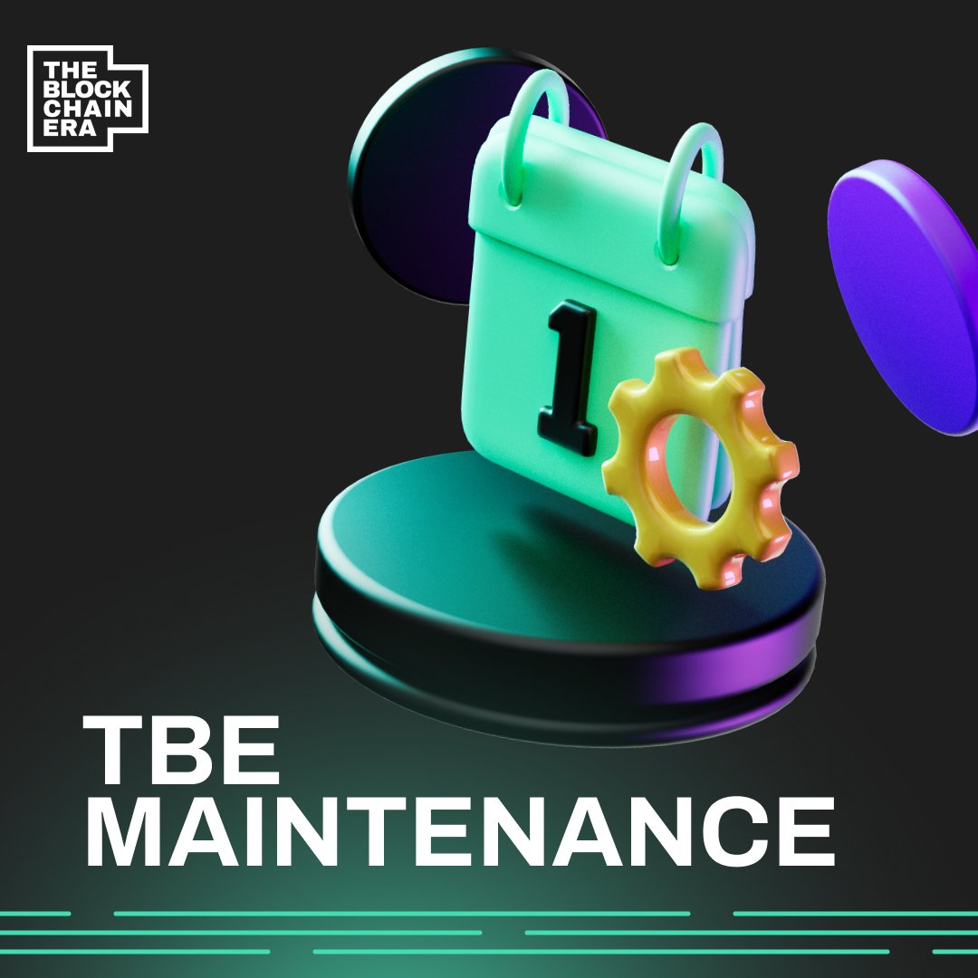 theblockera's tweet photo. TBE is currently in Maintenance Mode until February 6th, due to upgrades and migration tasks. We are working diligently to enhance our platform and provide you with an improved user experience. 
Thank you for your continued support. https://t.co/7Bc50kMD7o