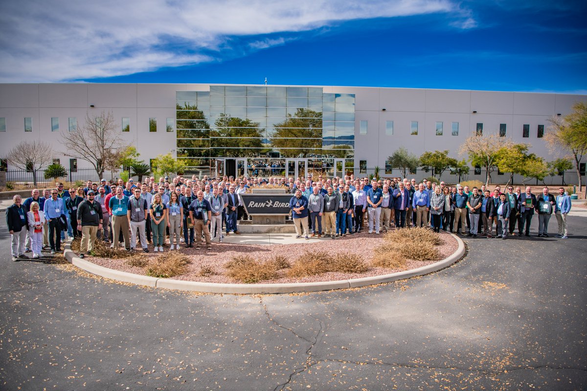 On Tuesday, we were honored to host our Rain Bird Golf distributors at our facility in Tucson. It was a day of knowledge-sharing and celebration before heading up to Phoenix for #GCSAAConference!