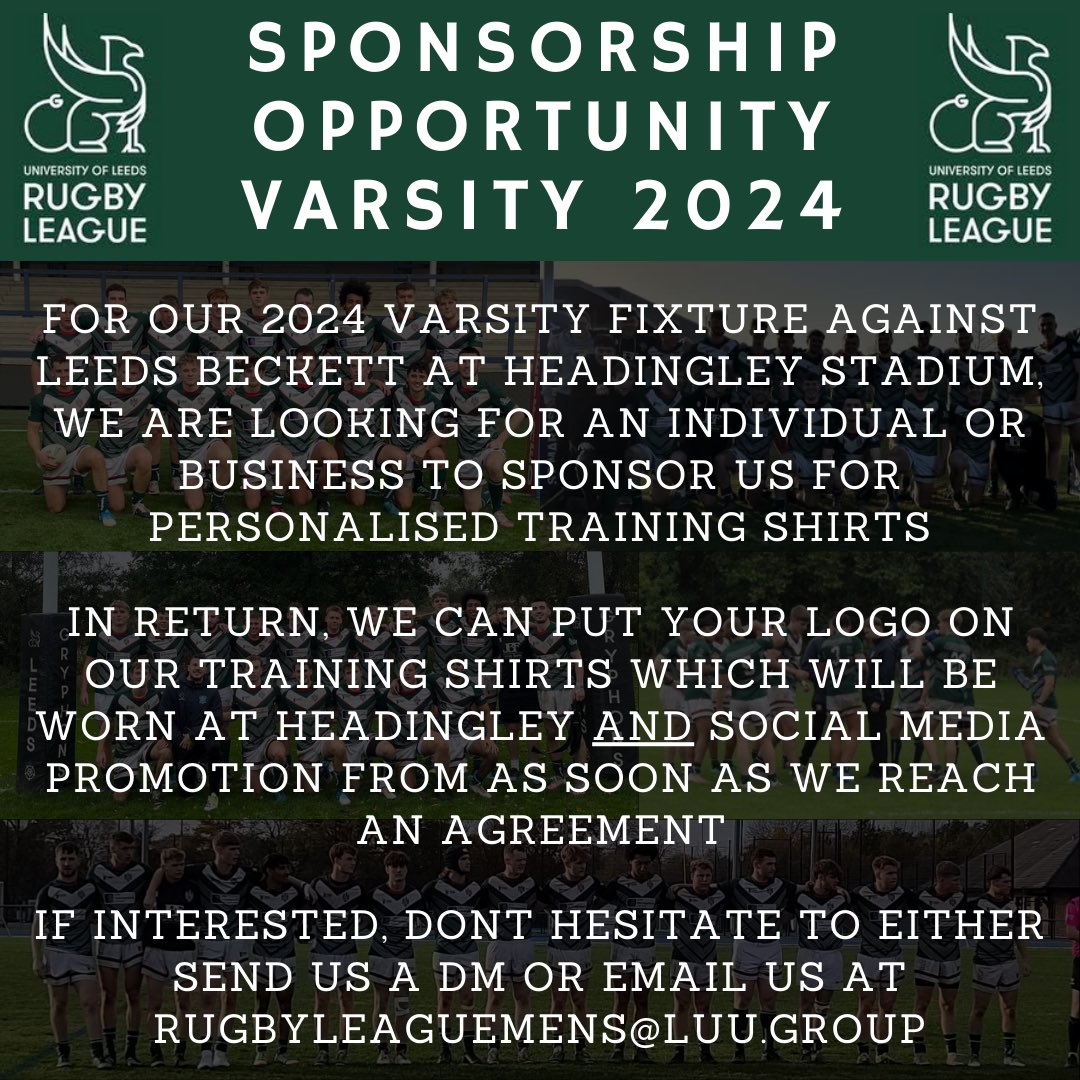 University of Leeds Rugby League tweet media