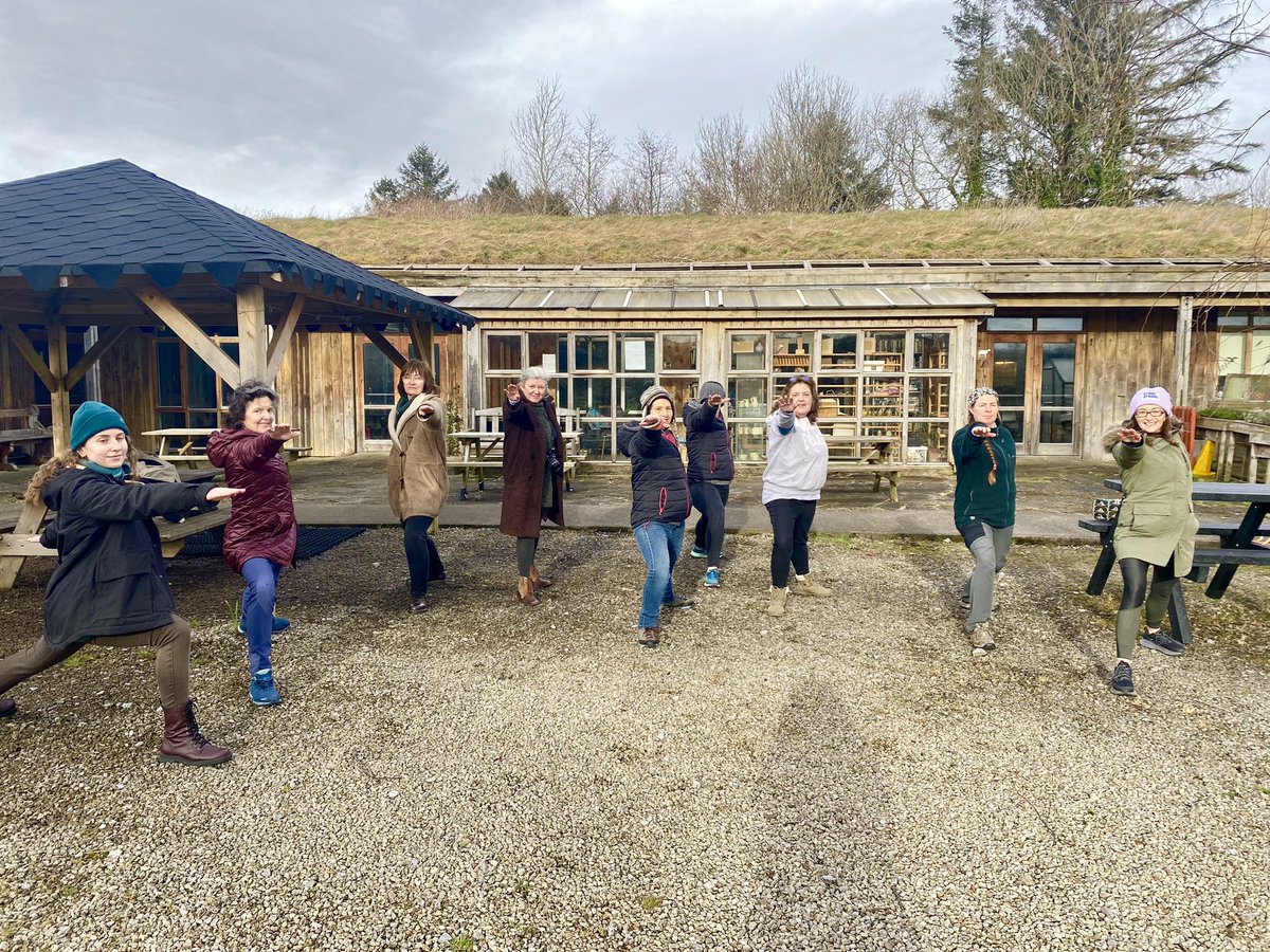 organiccentreie's tweet photo. Students of the @msletb course, staff and friends of the Organic Centre perform the warriors pose in solidarity with @Womens_Aid #WAStandStrong #Standstrong #brigidsday #StBrigidsDay #Leitrim #ireland @NorahCasey https://t.co/lumNx9iVHu https://t.co/3wz9TNBZuw