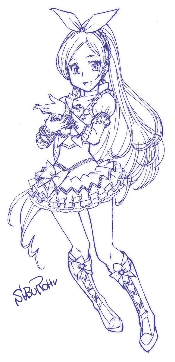 プリキュア「#プリキュアの日 #precure 」|SABUROH＠充填244.3%のイラスト