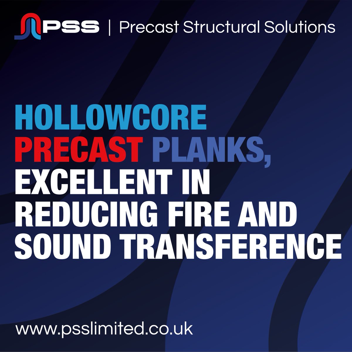 With excellent performance in reducing fire and sound transference, Hollowcore is an ideal choice for floors in both residential and commercial applications.

psslimited.co.uk/product/hollow…