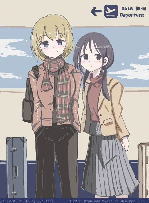 少女週末Voyage #少女終末旅行 #tegaki_dt 