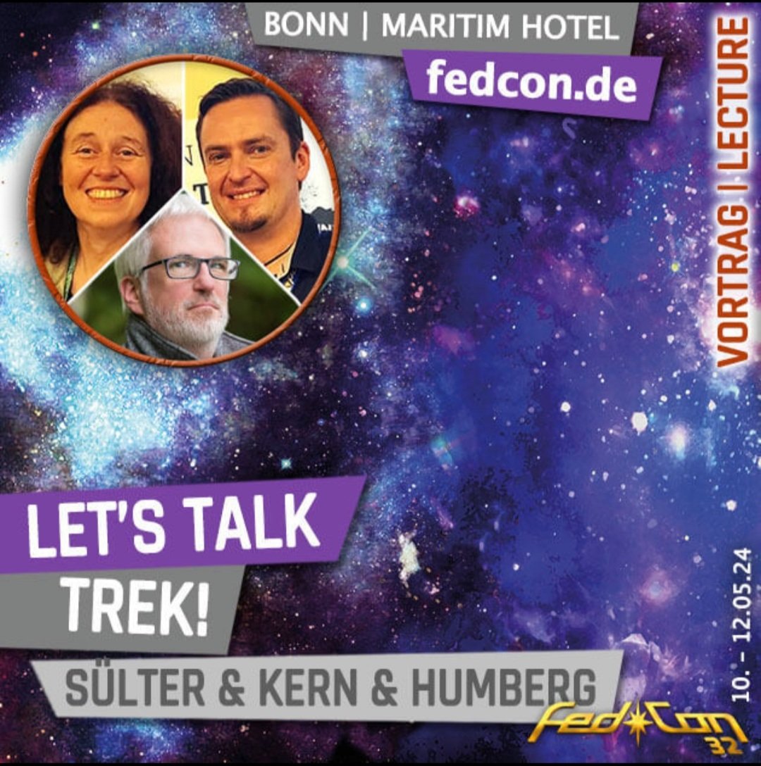 Dann machen wir's mal offiziell: Ich komme zur FedCon nach Bonn - mit lieben Kollegenmenschen, spannenden Panels und einem großen Bücher- und Signiertisch im Händlerraum. Wen sehen wir denn dort?
fedcon.de/de/highlights/…