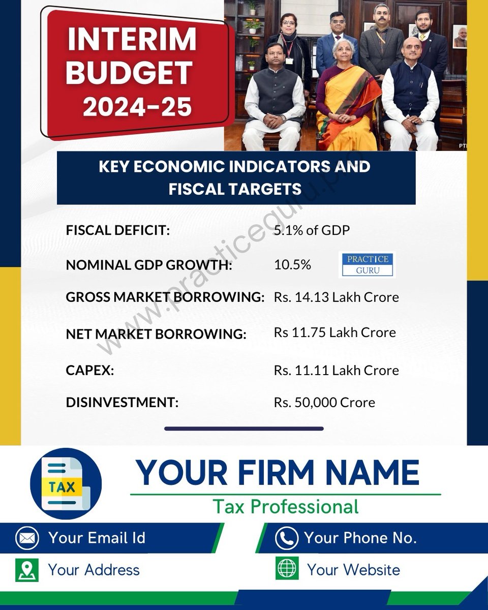practice_guru's tweet photo. Union Budget 2024 was covered extensively in #OneclickBranding. Some of the samples are below. #UnionBudget24 #Unionbudget #Budget24 #Interimbudget24 https://t.co/xufgzImy9M