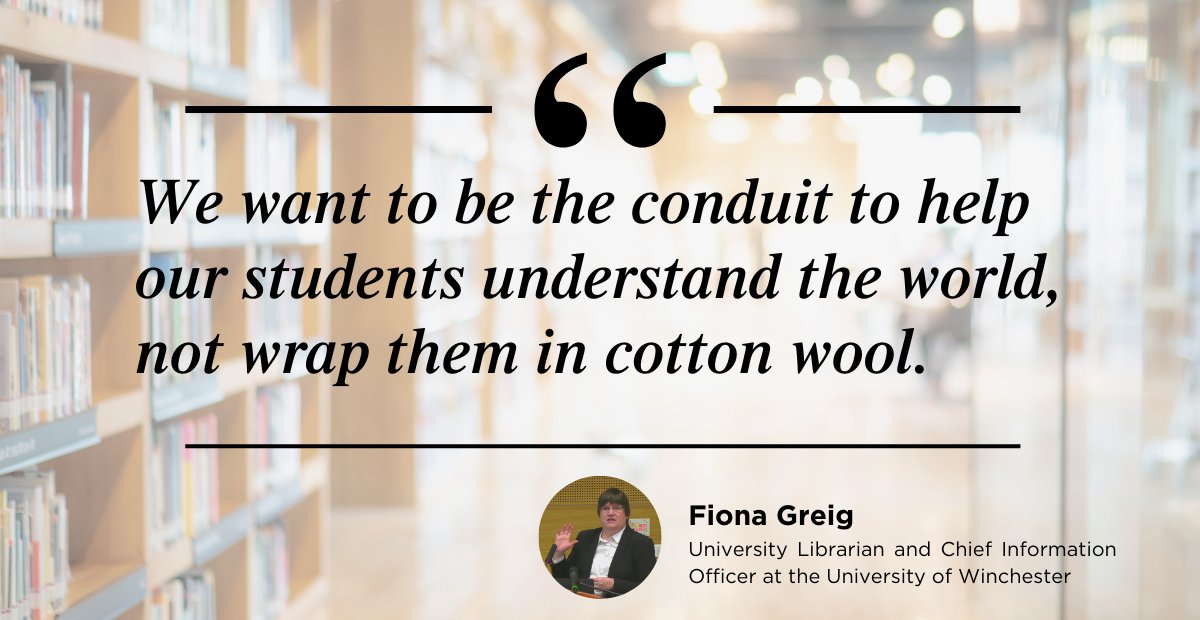 As University Librarian and CIO, Fiona Greig (@fgreigWincheste) supports @_UoW’s ambition to be the “anchor university” for its region. Find out what that means and more in part 4 of our series 'Academic Librarians on Intellectual Freedom and Change'. 🔗blog.degruyter.com/academic-libra…