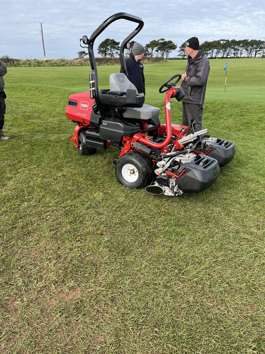 Great new addition to the fleet, toro 3360 hybrid <a href="/BigburyGolfClub/">Bigbury Golf Club</a> once again huge thank you to the board for their continued support
