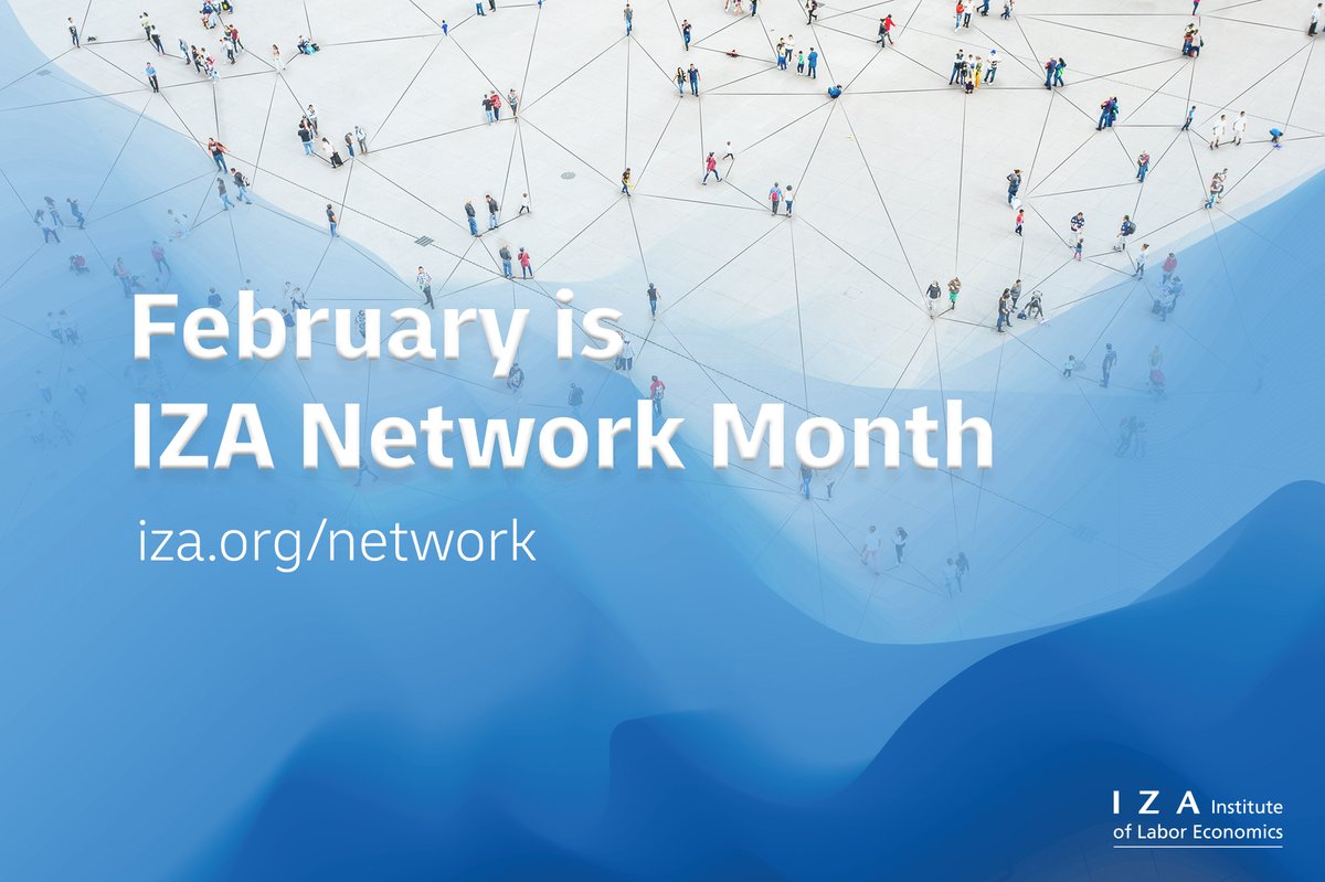 📢 February is IZA Network Month! 🌐

Once a year we invite our Fellows to nominate candidates for membership in the world's largest research network in labor economics, with more than 2,000 scholars from over 60 countries.

👉 Find out more at iza.org/network