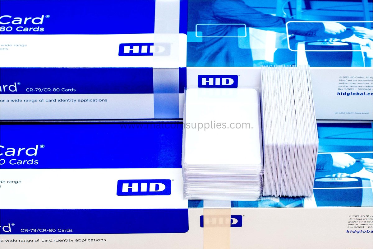 2010Malcom's tweet photo. Product: Fargo UltraCard™ PVC ID Cards

Specifications;
Dimensions - CR-80 (3.375˝L x 2.125˝W / 85.6 mm L x 54 mm W), CR-79* standard or adhesive back (3.313˝L x 2.063˝W / 84.1 mm L x 52.4 mm W
Card construction - 100% PVC
Printing compatibility -Direct-to-Card (all brands),etc. https://t.co/Qa1EILWV1O