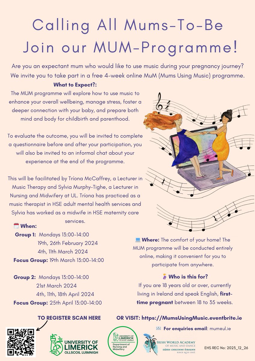 Music and Perinatal Wellbeing tweet media