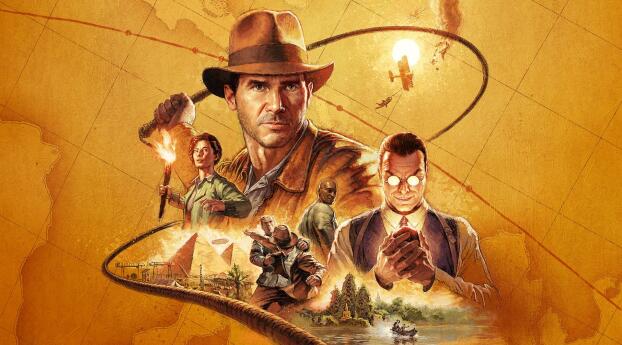 Wallpapersden's tweet photo. 🔥 Indiana Jones starring Harrison Ford Gaming official wallpapers.

https://t.co/iRmWvbW27p

#hdwallpaper #4kwallpaper #wallpaper #Wallpapers 

#thursdayvibes 🆒 https://t.co/ftexXzfQLy