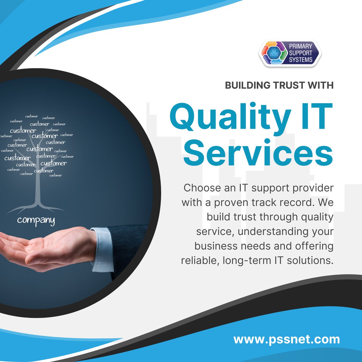 PSSADM's tweet image. Building Trust with Quality IT Services

Choose an IT support provider with a proven track record. We build trust through quality service, understanding your business needs and offering reliable, long-term IT solutions.

#qualityITservices 

Website: pssnet.com