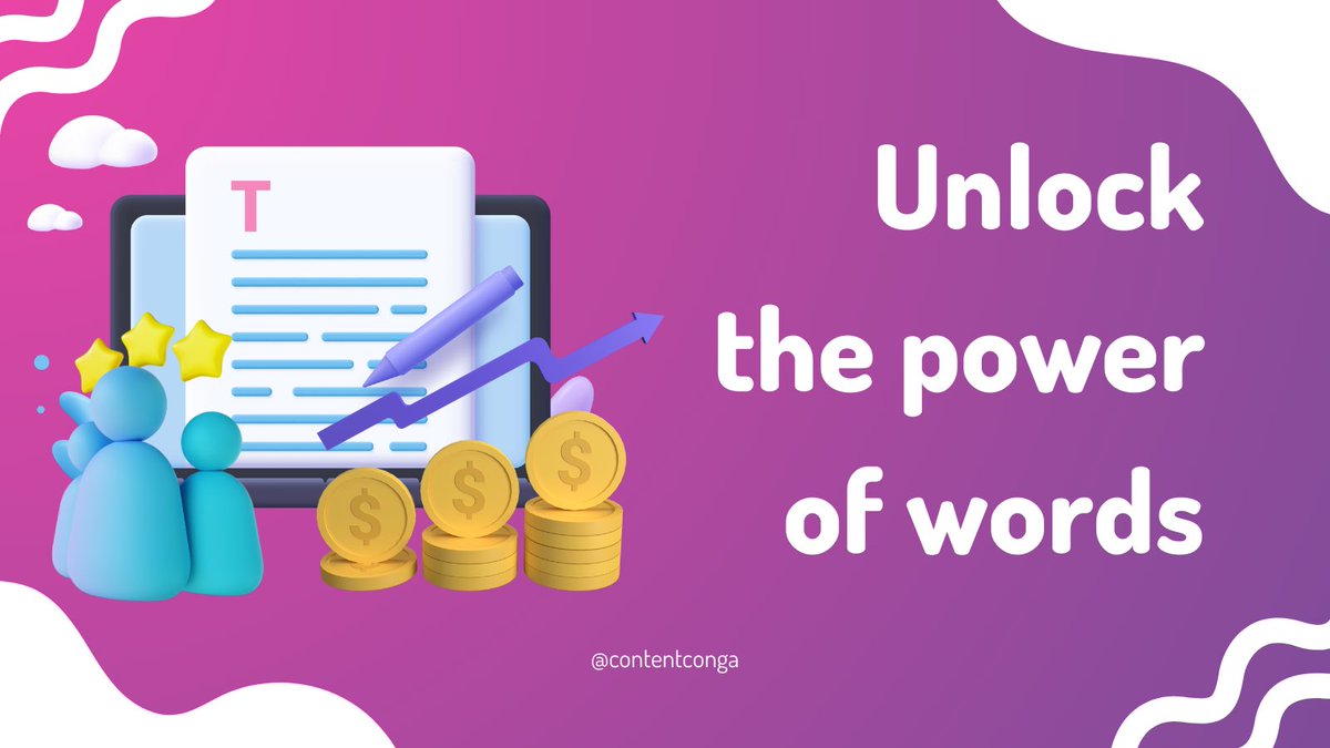ContentConga's tweet photo. We’ve got superpowers! 🦸 Ok… maybe not. But we do harness the power of words to unlock your brand’s potential, which is kinda the same thing 🤷 Our talented word-nerds know just what to write to help you connect with your audience and drive growth 📈 https://t.co/vd037XaUws